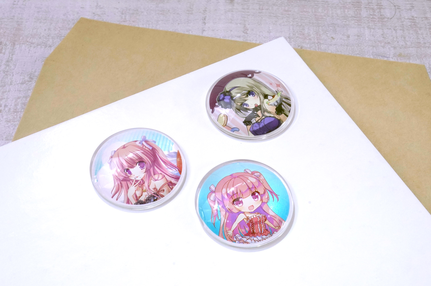 オリジナルガラスカボション